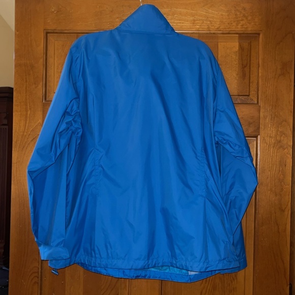 Columbia Blue Lightweight Windbreaker Jacket Switchback III Jacket Cyan 2X - Picture 7 of 10